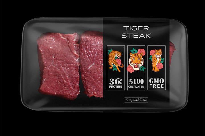 Tiger steaks and lion burgers: Lab-grown exotic animal meat is on the menu tiger steak primeval foods 720x720 1