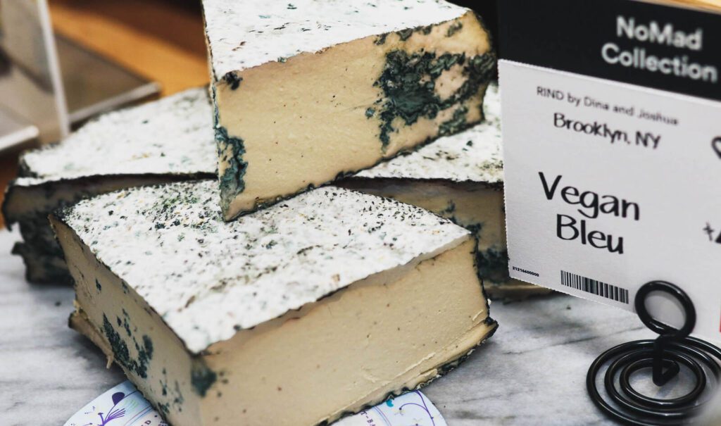 A DAIRY CASE BID BY FINE VEGAN CHEESE VegNews.RINDCheeses