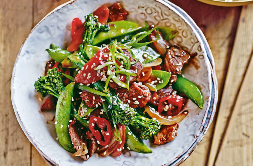 Here's a vegan take on this iconic Chinese dish￼￼ chinese beef and veg stir fryl 00bccbc4 7cd7 4503 a1c4 3e3b97c0d75a 0 1400x919 1