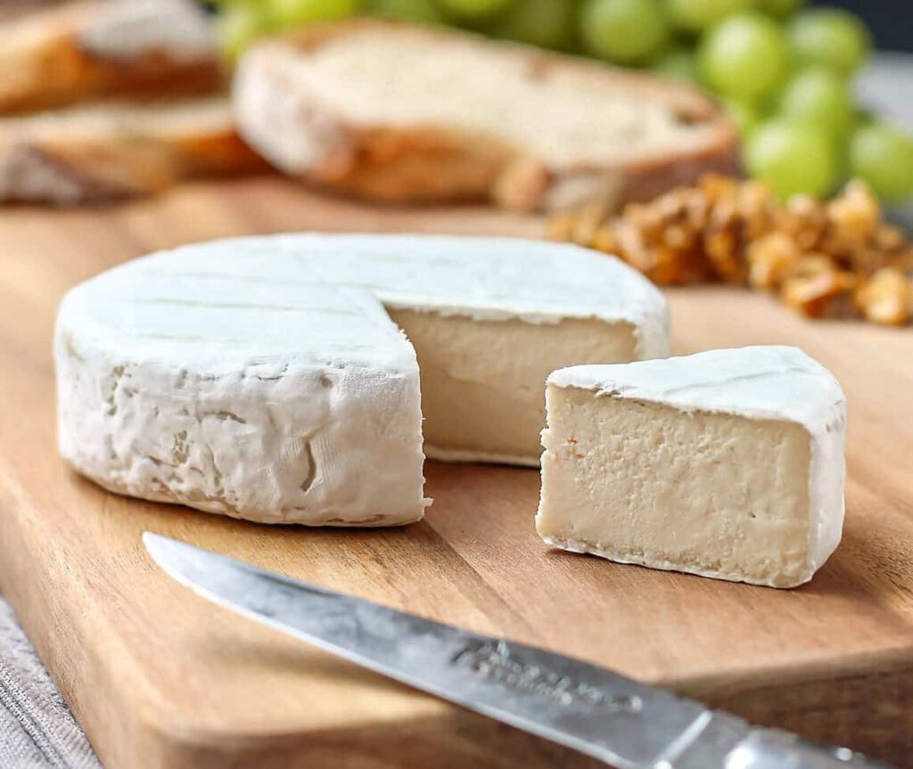 A new food trend reshaping the industry is plant-based cheese vegan aged camembert cheese MAINPIC