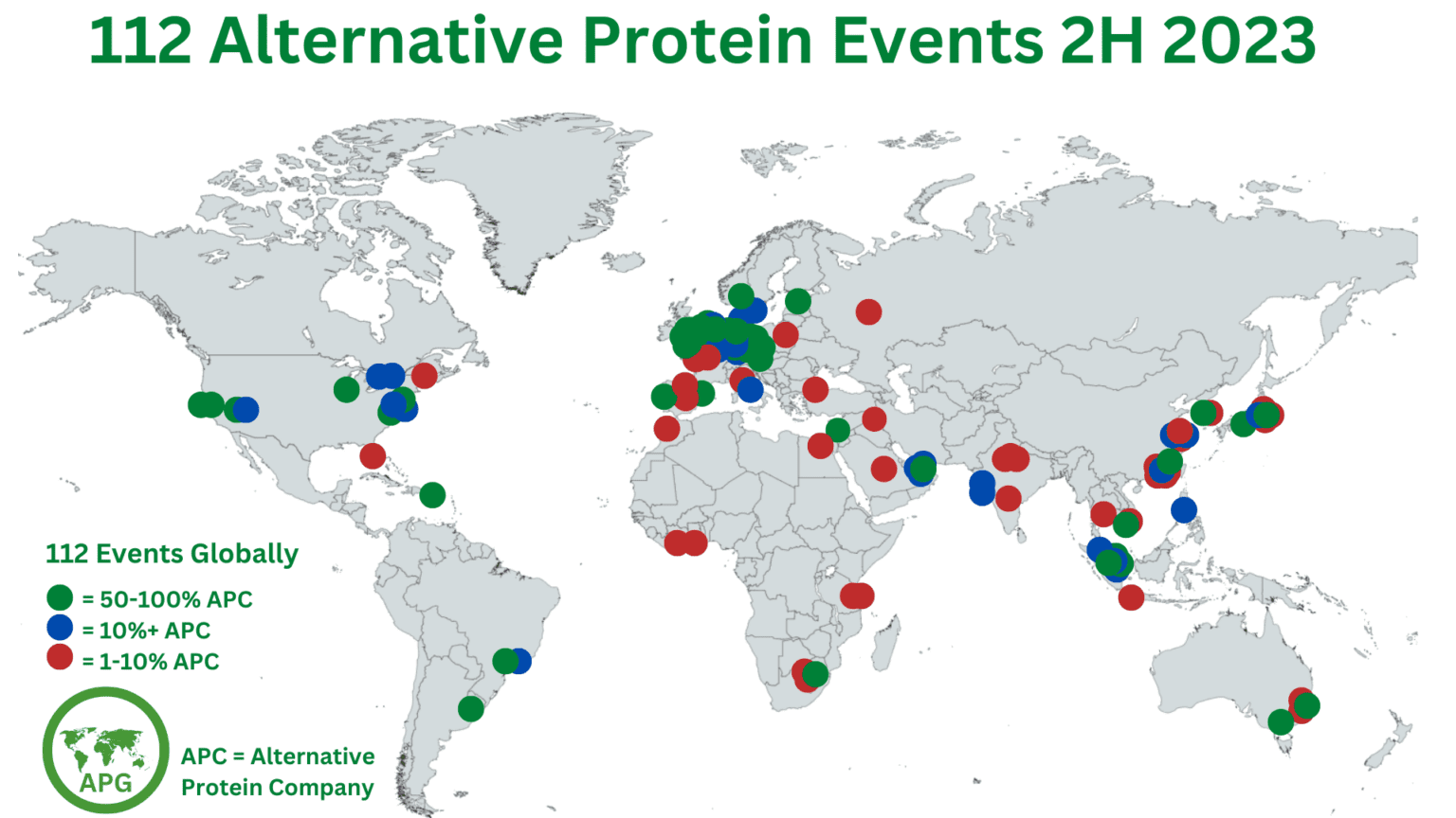 112 Alt Protein Events Scheduled for Second Half of 2023: Asia Takes the Lead with 43 Listings