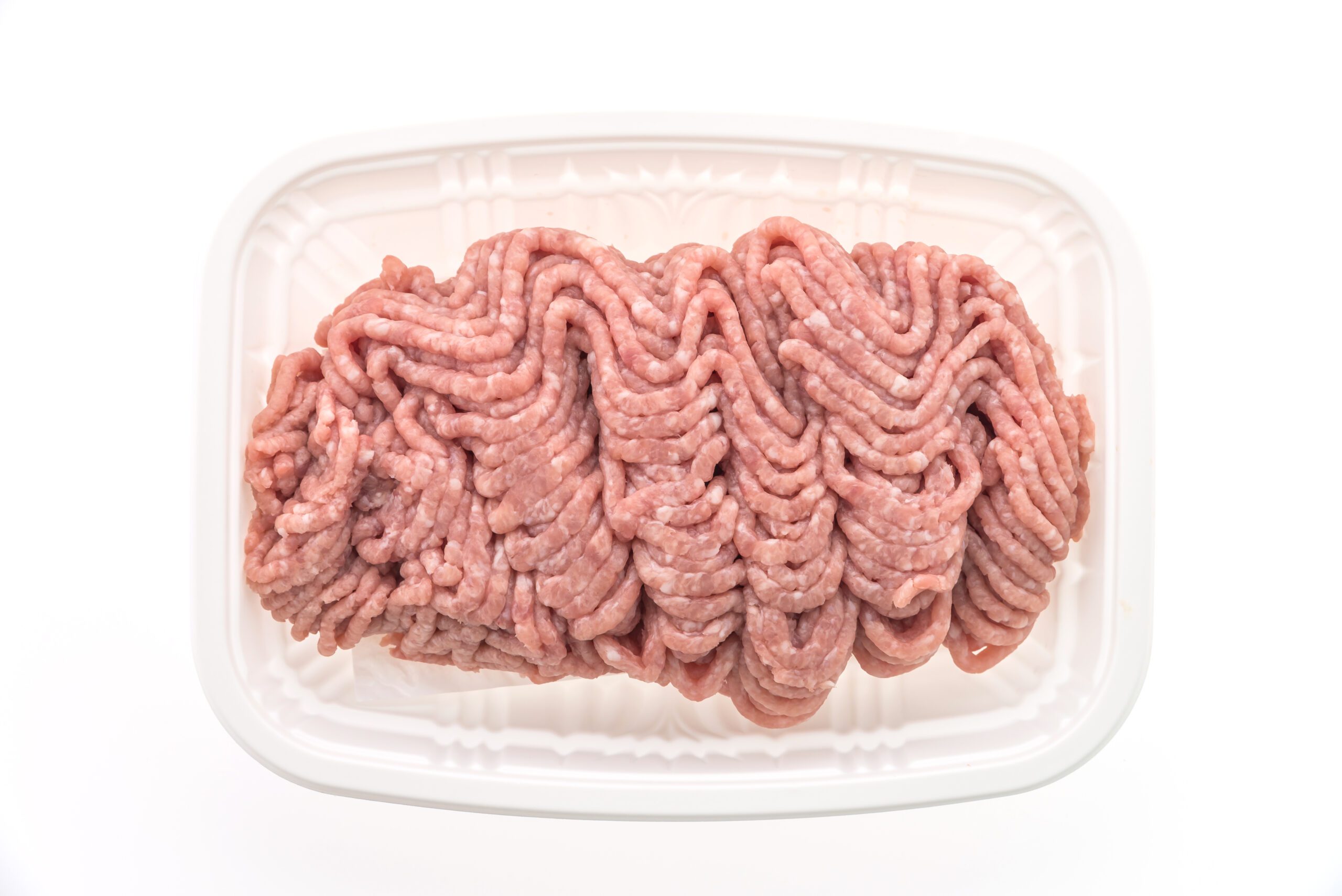 Raw minced pork meat, Image courtesy of Vecteezy